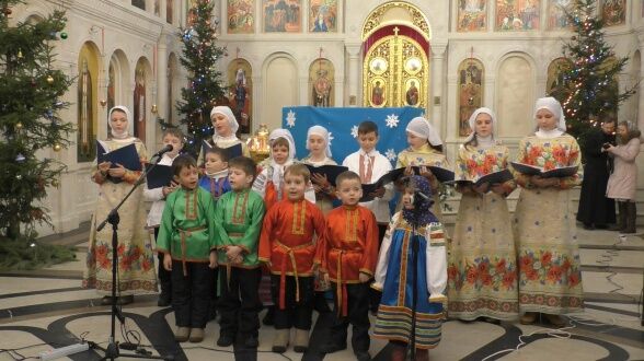 7 января в Троицком храме (Щурово) после Божественной литургии состоялся рождественский концерт