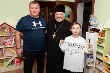 Хоккейная команда «Химик» (г. Воскресенск) у нас в гостях