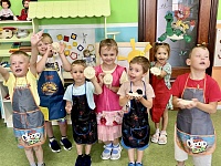 Лепка из соленого теста: "Маленькие солнышки"