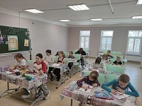 Занятия в Воскресной школе на третьей неделе Великого поста, Крестопоклонная