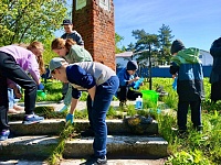 Эко-акция «Чистый памятник». 