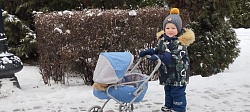 Зимние приключения наших малышей
