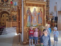 На экскурсии в Старо-Голутвине монастыре.