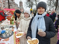 Масленичные гуляния на приходе Троицкого храма