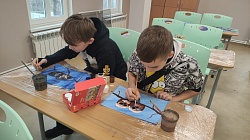 Занятия в Воскресной школе - изучение праздника Рождества Христова