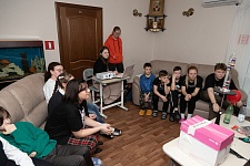 В гости приехали ребята и преподаватели школы "Летово".
