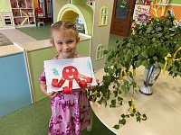 Аппликация в дошкольной группе.