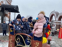 Масленичные гуляния на приходе Троицкого храма