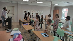 Занятия в Воскресной школе на Неделе о слепом