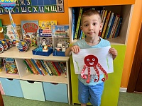 Аппликация в дошкольной группе.