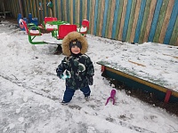 Зимние приключения наших малышей