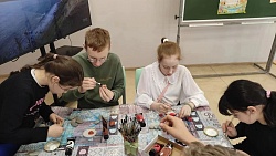 Занятия в Воскресной школе на пятой неделе Великого поста