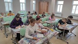 Занятия в Воскресной школе на пятой неделе Великого поста