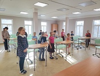 Занятия в Воскресной школе - житие святой блаженной Ксении Петербургской.