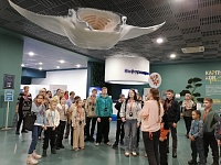 Знакомство с подводным миром: воспитанники центра посетили Москвариум