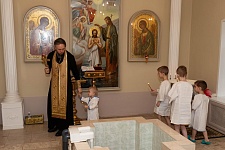 Крещение воспитанников