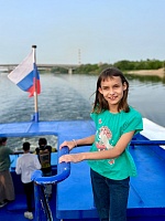 Путешествие по Оке на закате