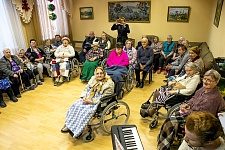 Концерт в социальном центре Ветеран
