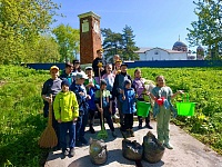 Эко-акция «Чистый памятник». 
