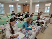 Занятия в Воскресной школе - Совместный труд